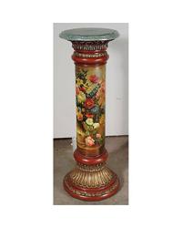 Flower Pedestal with Marble Top